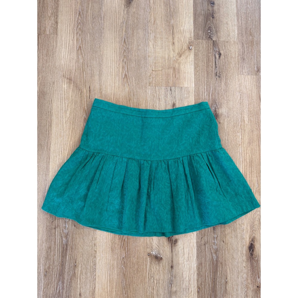 J. Crew Factory Teal Mini Skirt